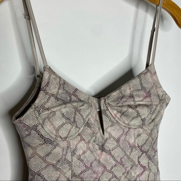 By The Way. Kelsie Python Bustier Dress - Picture 4 of 7